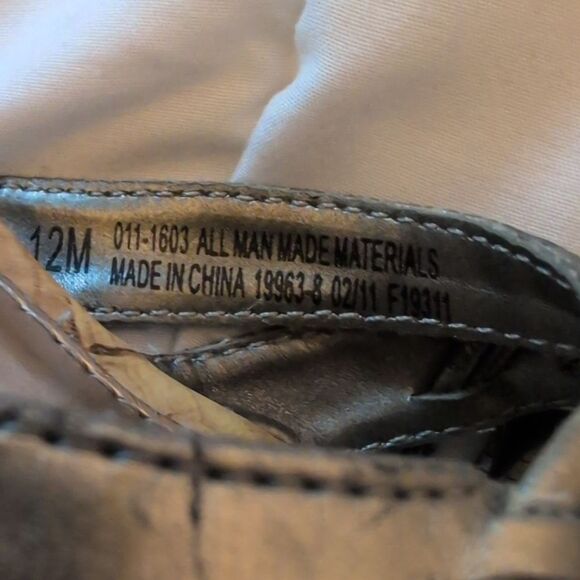 Arizona Jean Kids Y2K Silver Metallic Cork Wedge Sandals Size 12 - Picture 6 of 8